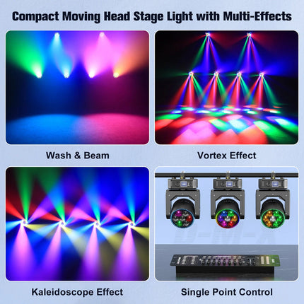 Professional Bee Eye Moving Head Light 300W RGBW with Adjustable Zoom and Dynamic Effects