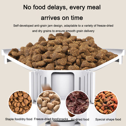 Smart Automatic Pet Feeder 4.5L with Camera, App Control and Scheduled Feeding