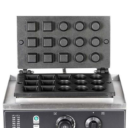 Commercial Electric Tart Shell Forming Machine 304 Stainless Steel Push Button 42x28mm Die