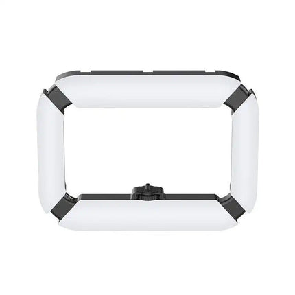Portable Smartphone LED Video Rig with Ring Light and Cold Shoe Microphone Mount