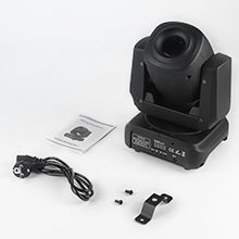 RGBW LED Moving Head Light with Prism, DMX512 & Sound Activation for Stage and Party