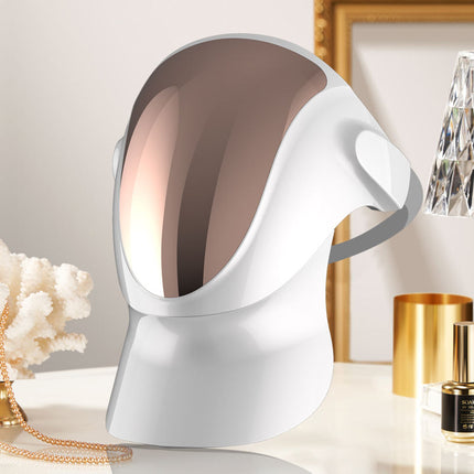 3-Color LED Facial Light Therapy Mask for Home Skincare and Skin Rejuvenation