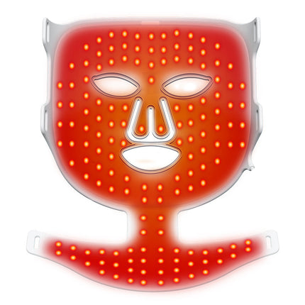 USB Rechargeable Red & Near Infrared LED Facial Mask for Skin Rejuvenation and Collagen Support