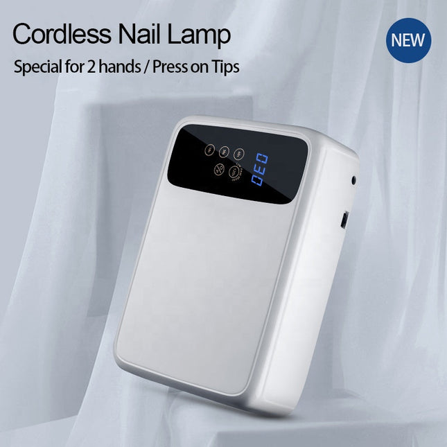 Compact Rechargeable UV LED Nail Lamp with Multiple Timers and Infrared Sensor