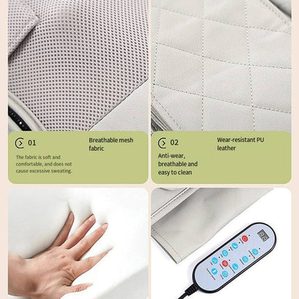 Full-Body Adjustable Airbag Massage Mattress for Neck, Shoulders, Waist & Legs