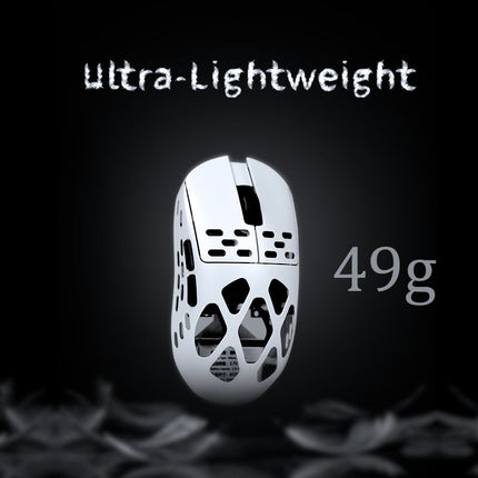 Rechargeable Wireless Gaming Mouse with Optical Tracking and Custom Buttons