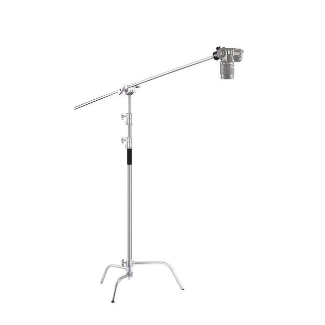 Studio C-Stand with Magic Arm & Turtle Base 40" Heavy Duty Height Adjustable to 3m