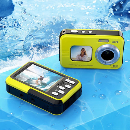 Ultra HD 4K Action Camera with Waterproof Body, 48MP Photos & Large Screen