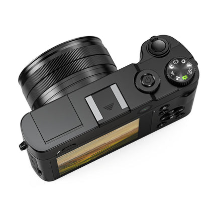 4K Ultra HD Dual Lens Digital Camera 13MP CMOS with 2.8 Inch Display, 256GB Card Support, Rechargeable Battery – Black