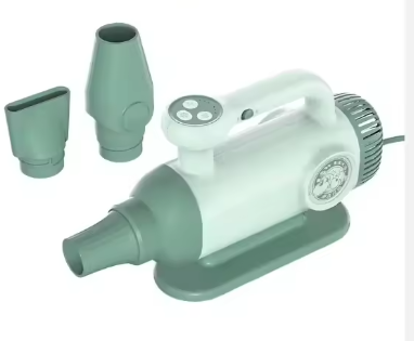 Compact Portable Pet Hair Dryer with Brushless Motor and Lightweight ABS Body