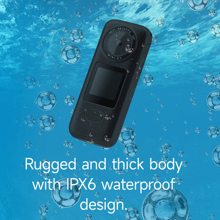Rechargeable 4K Action Camera with Anti-Shake WiFi and 1.4-Inch Rotating Screen
