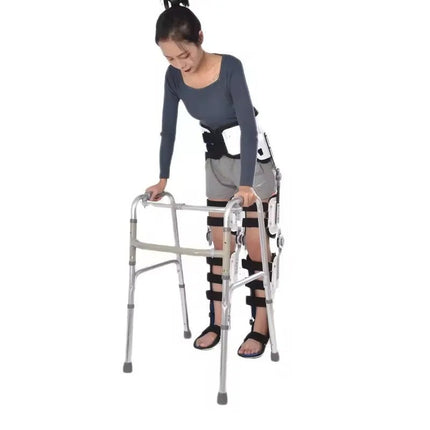 Adjustable Knee Brace with Hinged Support for Joint Stability