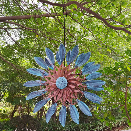 Stainless Steel Outdoor Windmill Chime – Weather-Resistant Hanging Garden Decor