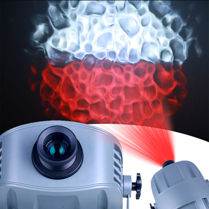 Portable IP65 LED Water Wave Projection Light 200W with RGB Effects, RDM & Manual Focus