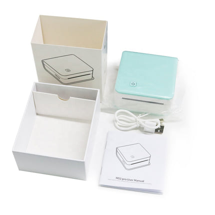 Portable Thermal Label Printer with 300 DPI Resolution, Bluetooth Connectivity and 1000mAh Battery