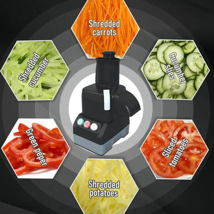 Electric Vegetable & Fruit Cutter Machine 600W 3L Food Slicer Processor