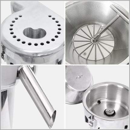 Heavy-Duty Commercial Juice Extractor (80–100kg/hr) Stainless Steel High-Speed Fruit & Veg Juicer Machine