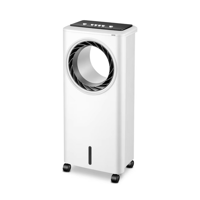 Portable 80W Air Cooler Tower Fan with 4L Water Tank, 360° Rotation & Sleep Mode