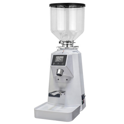 Electric Coffee Grinder with 64mm Flat Burrs 1500ml Capacity Aluminum Body