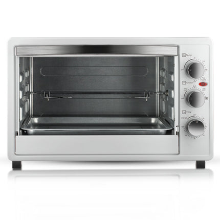 Electric Bench Top Oven 30L 1500W with Even Heating for Baking, Roasting and Toasting