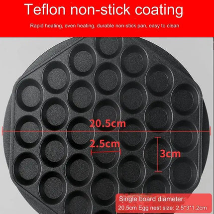 Heavy Duty Electric Waffle Maker for Home and Food Service Use