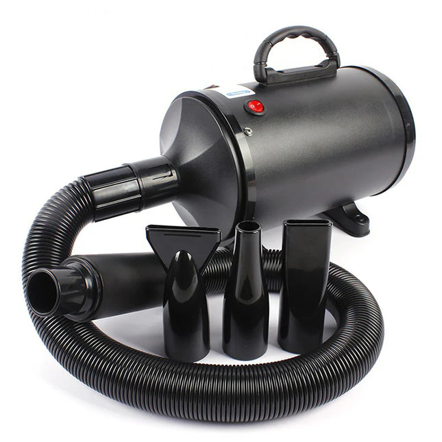 Quiet Cordless Pet Drying Blower with Custom Heat & Speed Control for Home Grooming