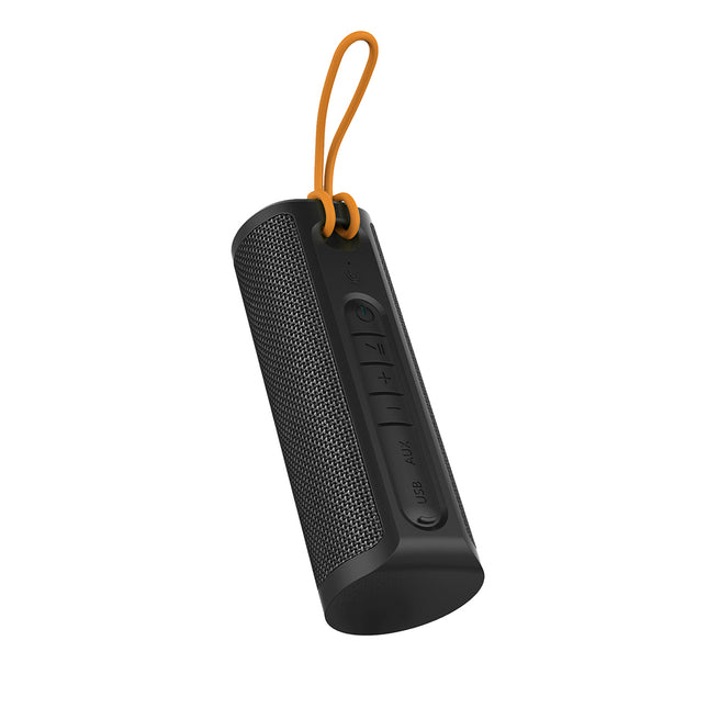 Portable IPX4 Waterproof Bluetooth Speaker with Fabric Mesh, 24 Hour Battery & TF Card Support