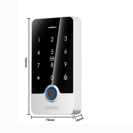 Standalone Fingerprint Door Access Control System with Password, IC Card & Doorbell Function