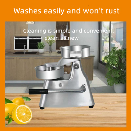 Heavy Duty Manual Hamburger Patty Maker 130mm Plate Stainless Steel Build
