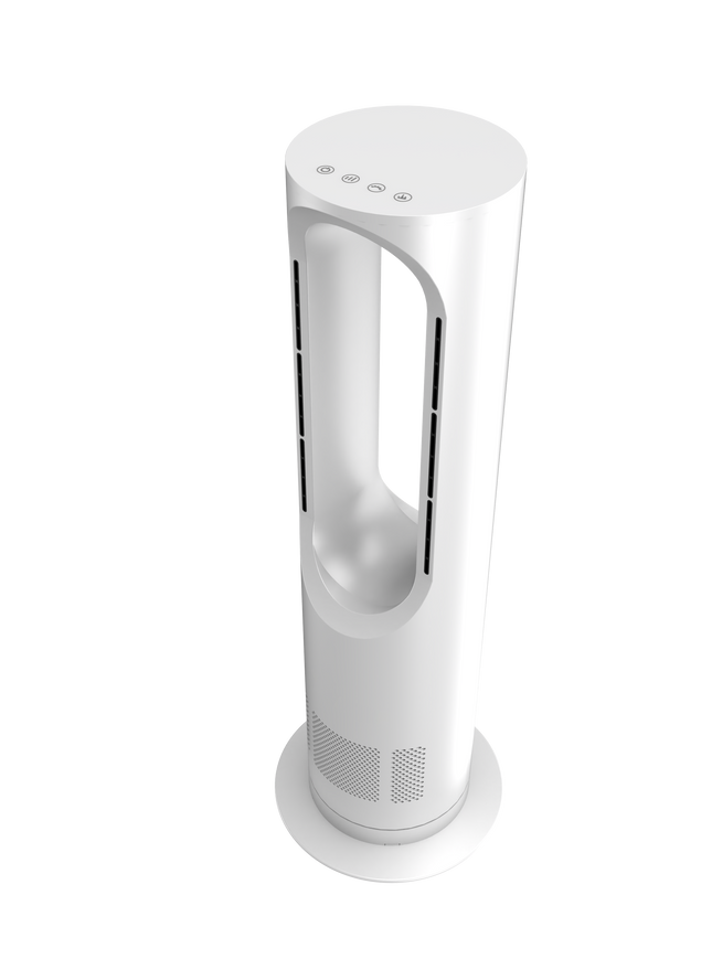 23-Inch Tower Fan with 10-Speed Cooling, 75° Oscillation & 1-9 Hour Timer