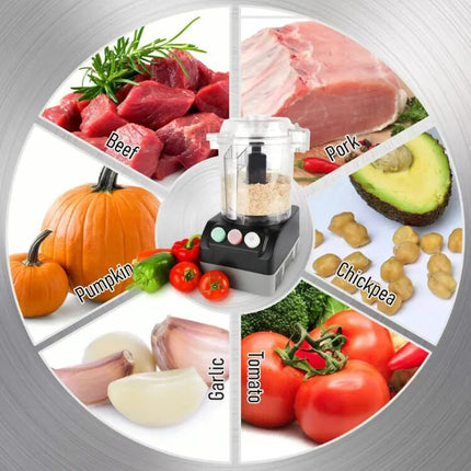 Electric Vegetable & Fruit Cutter Machine 600W 3L Food Slicer Processor