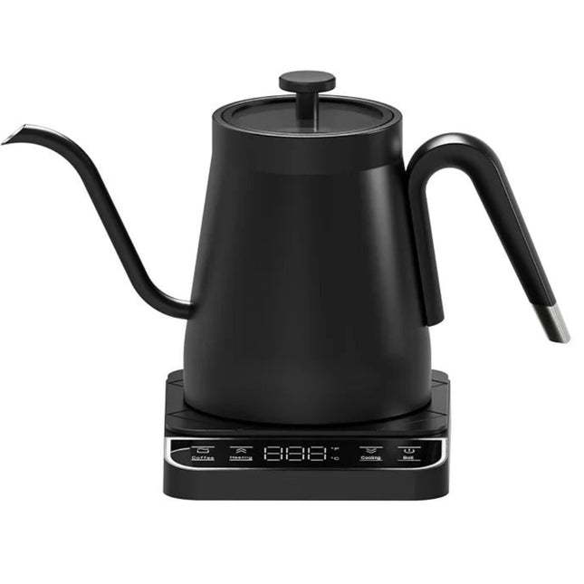 Corded Electric Gooseneck Water Kettle 0.8L with Touch Control LCD Display