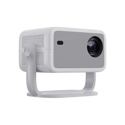Portable Full HD 1080p Smart Projector with Electronic Focus, Auto Keystone, Android 11 – White