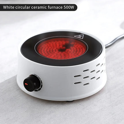 Portable 500W Microcrystal Cooktop with Fast Heating for Small Spaces