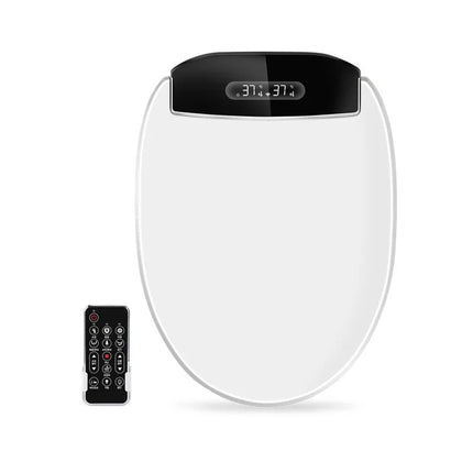 Luxury Smart Toilet Seat with Heated Seat, Female Cleaning, Ventilation & Soft-Close Lid