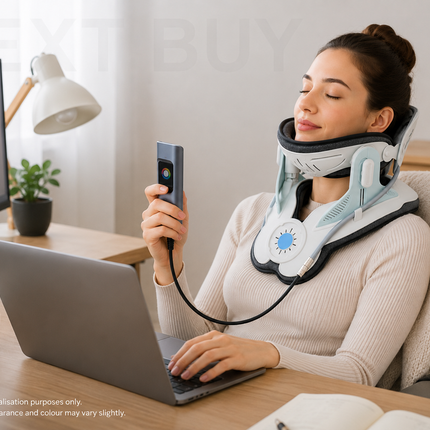 Portable Electric Cervical Neck Traction Device with Airbag Relaxation and Comfort Relief