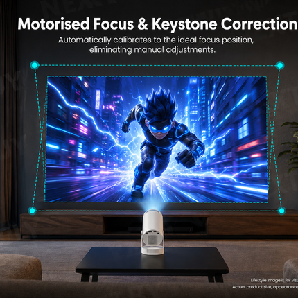 Portable WiFi Smart LED Projector with Auto Focus