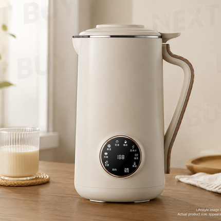 1200ml Stainless Steel Soy Milk Maker Machine Digital Control 600W Kitchen Appliance