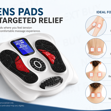 Portable FIR Heat & Low-Frequency Pulse Relaxation Device with Remote Control