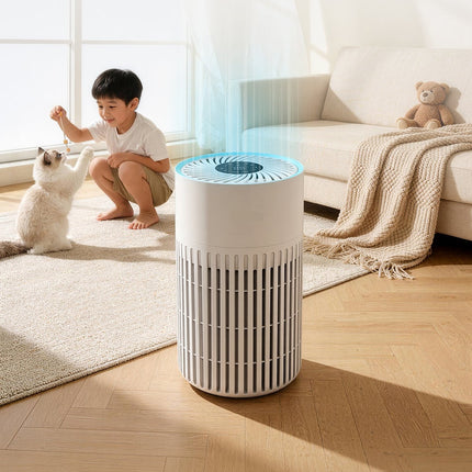 Portable Pet Hair Air Purifier with UV Light and Activated Carbon Smoke & Odour Filter