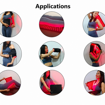 Infrared & Red Light Body Wrap Belt for Muscle Relief and Daily Recovery