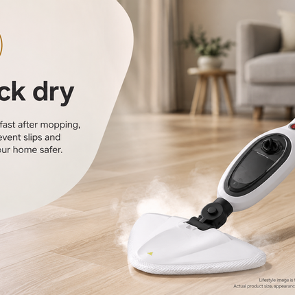 Electric Steam Floor Cleaner Mop High Temperature Deep Cleaning Lightweight Corded Design