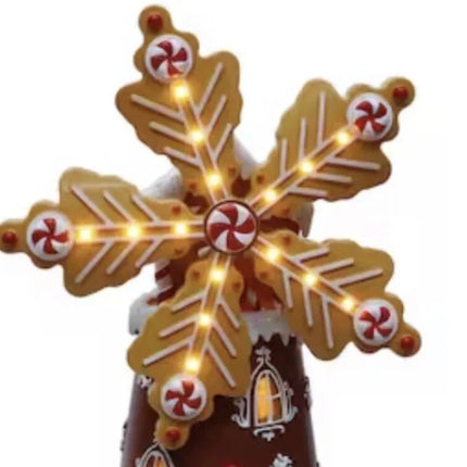 Rotating LED Christmas Windmill with Music and USB Power