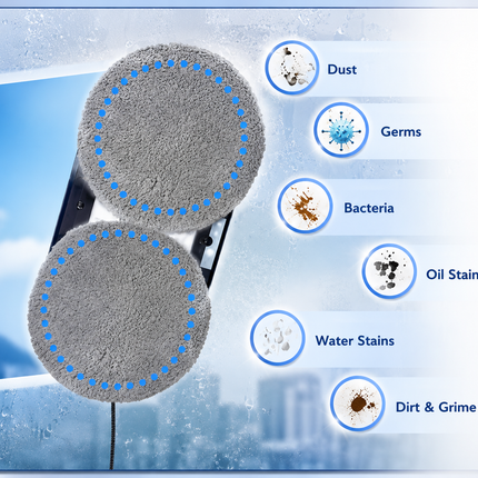 Automatic Glass Cleaning Robot with Smart Route Planning & Power Failure Backup