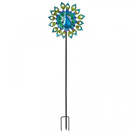 Solar-Powered Metal Windmill Spinner with LED – 200cm Outdoor Garden & Courtyard Decor
