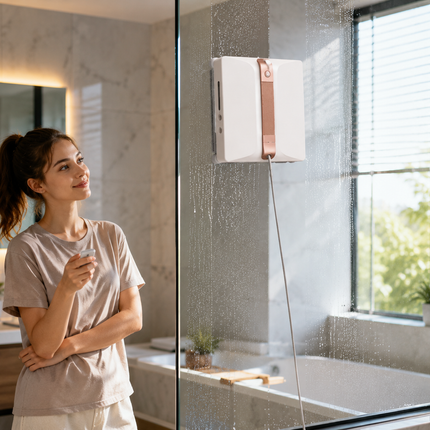 Smart Window Cleaning Robot with 7000Pa Suction, App & Remote Control, Anti-Fall Safety