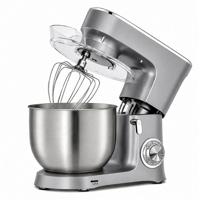 8L Planetary Stand Mixer 1500W – 10-Speed Control for Dough, Batter & Baking
