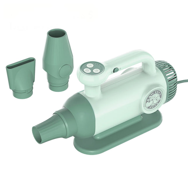 Compact Portable Pet Hair Dryer with Brushless Motor and Lightweight ABS Body