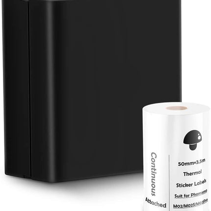Portable Bluetooth Thermal Label Printer with 1000mAh Battery, 203 DPI for 15/25/53mm Labels