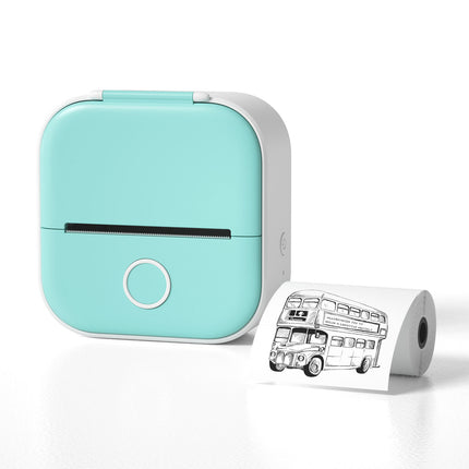 Portable Thermal Label Printer with Bluetooth, 203 DPI, Rechargeable Battery, 50-53mm Labels